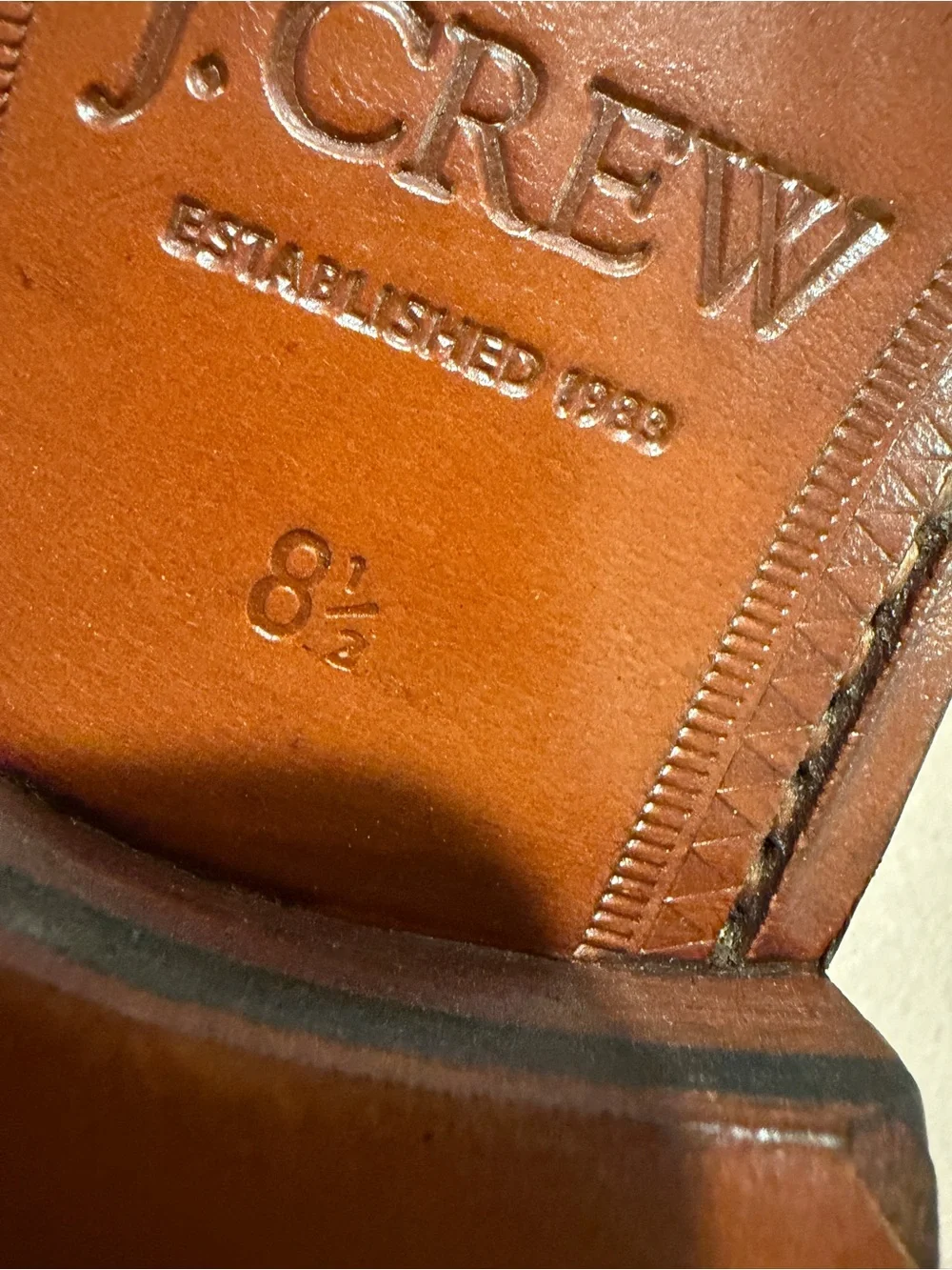 J. Crew Essex cap toe oxfords in leather • size 8.5 • NWT • CL533